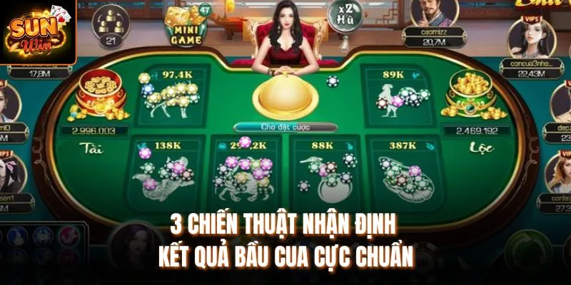 3 chiến thuật nhận định kết quả Bầu Cua cực chuẩn